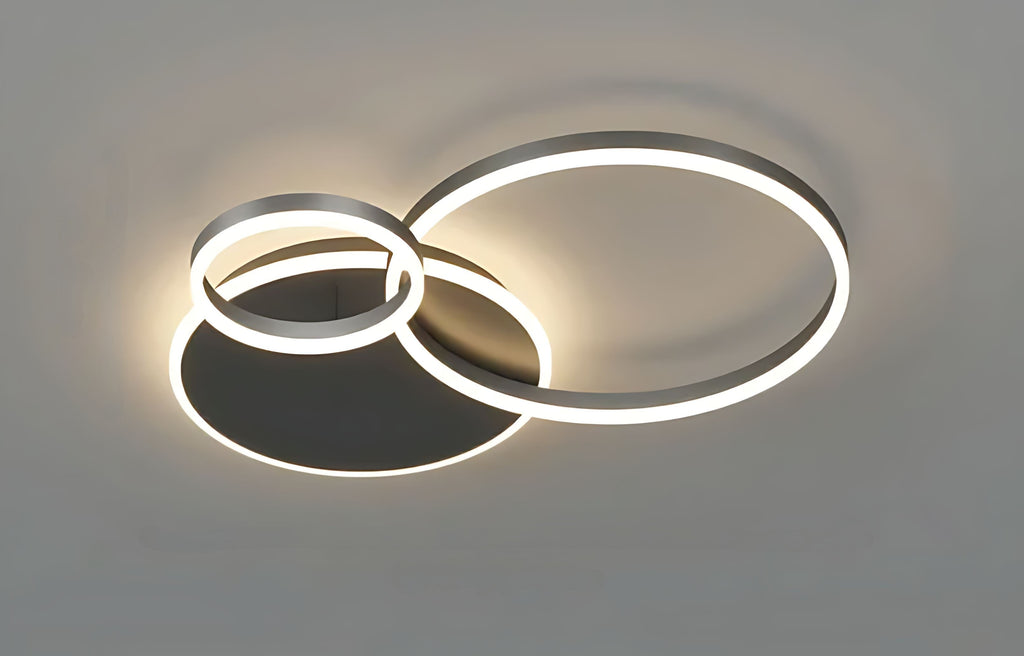 Lampada da soffitto ad anello orbitale AstraHalo con bagliore celestiale