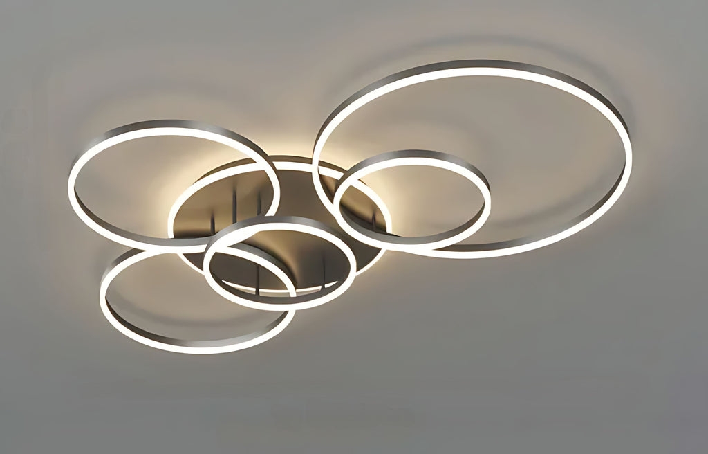 Lampada da soffitto ad anello orbitale AstraHalo con bagliore celestiale