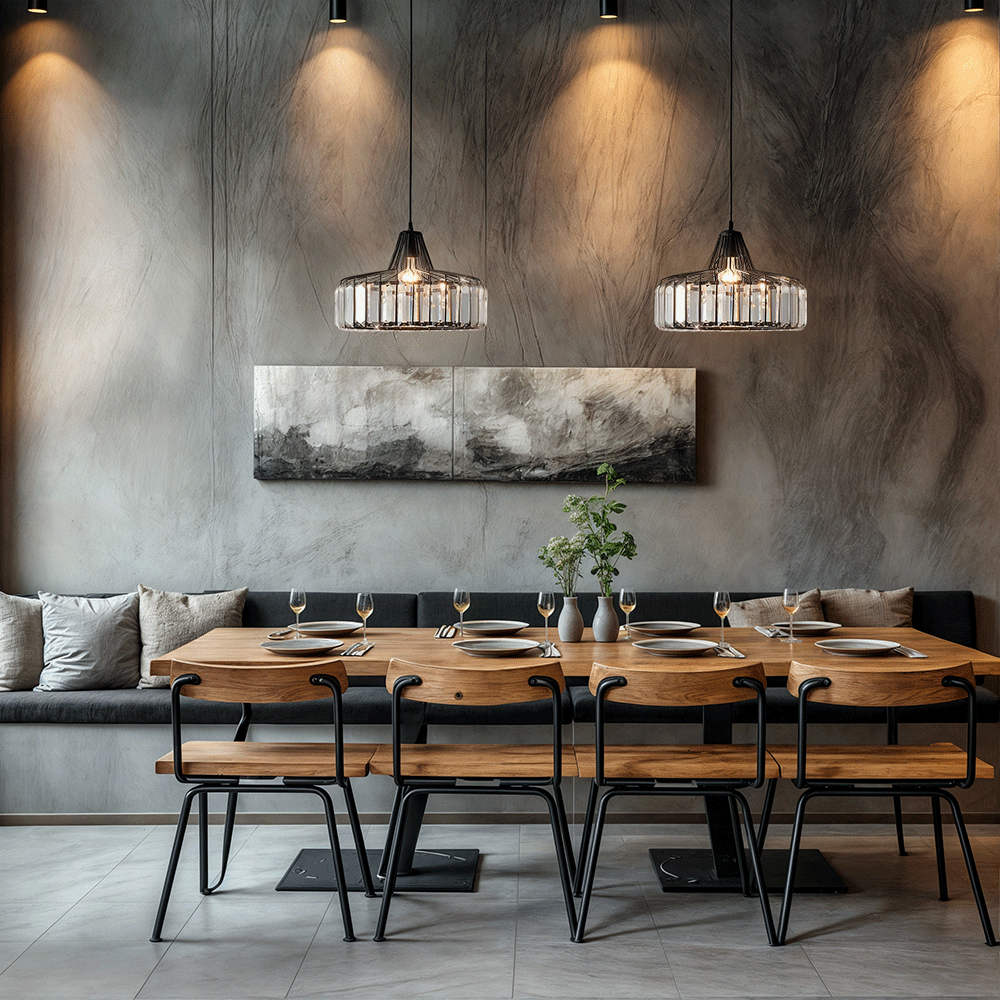 מנורת תליון קריסטל אלארה לאווירה אלגנטית בבית