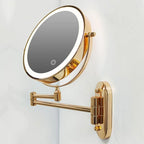Aurora Gold LED Magnifying Mirror for Makeup and Vanity