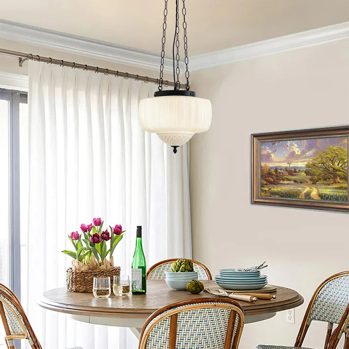 Aurelia White Minimalist Pendant Light For Modern Spaces