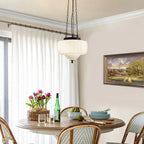 Aurelia White Minimalist Pendant Light For Modern Spaces