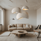 ZyraLux Boho Wasabi Chandelier Lux Resin Pendant Light