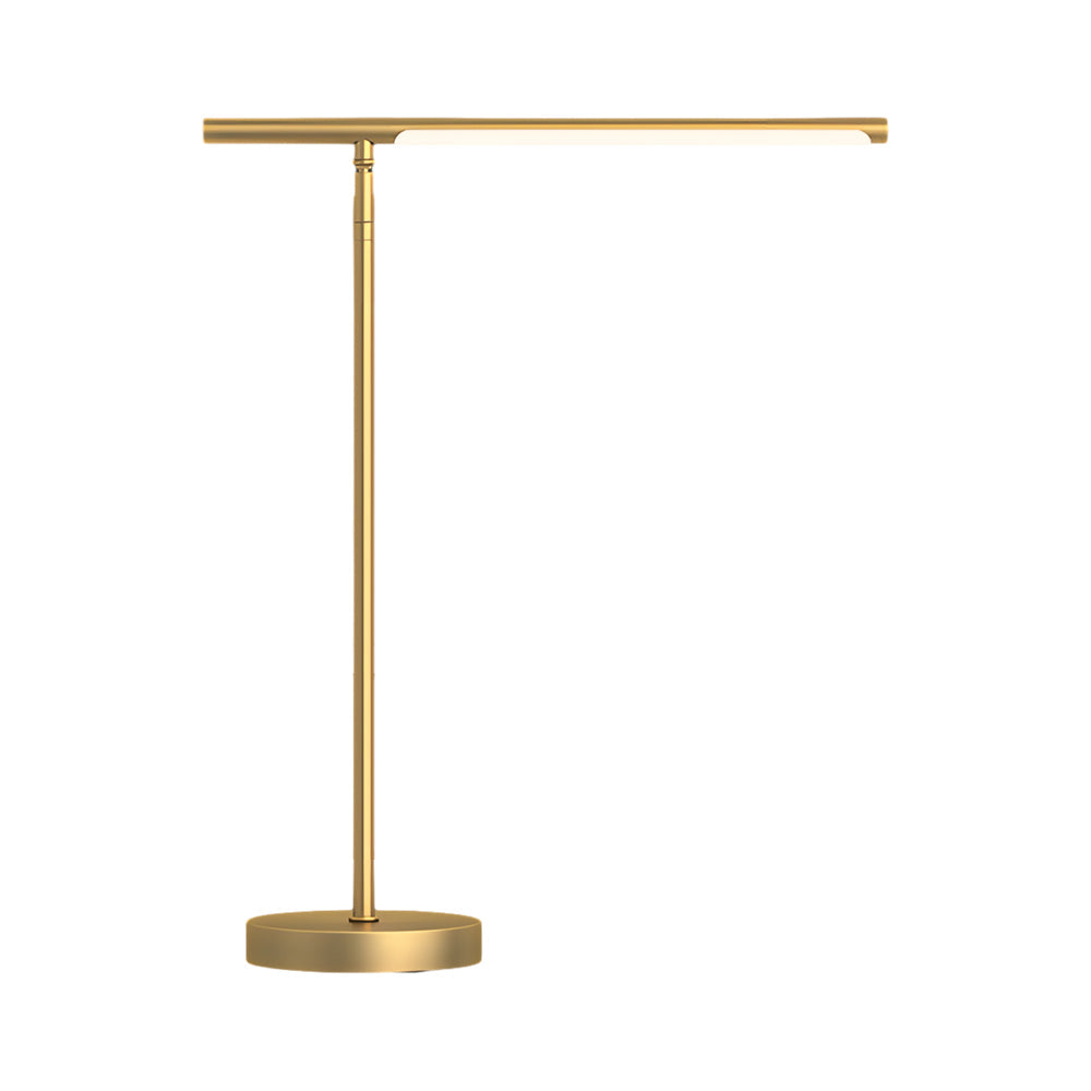 Aurelix Copper Finish LED Desk Lamp with Adjustable Head