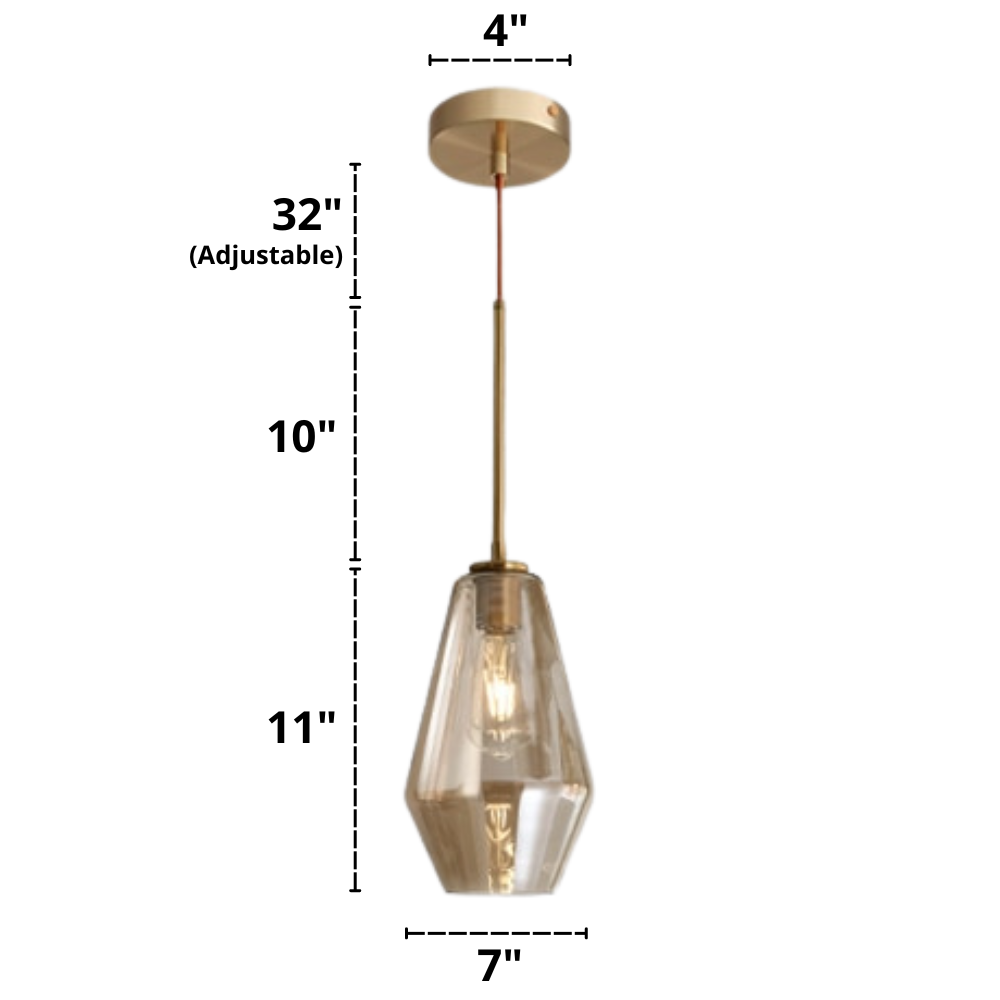Averill | Moderna glaspendellampor