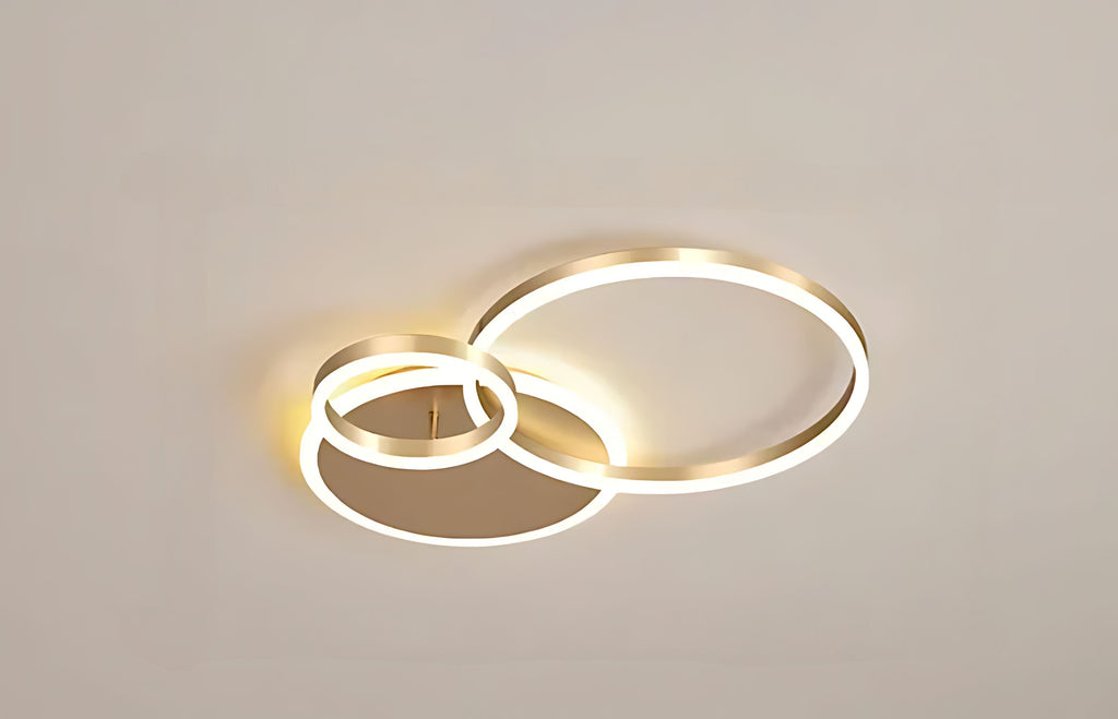 Lampada da soffitto ad anello orbitale AstraHalo con bagliore celestiale
