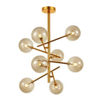Kairo Bubble Pendant Light In Iron Resin Chandelier