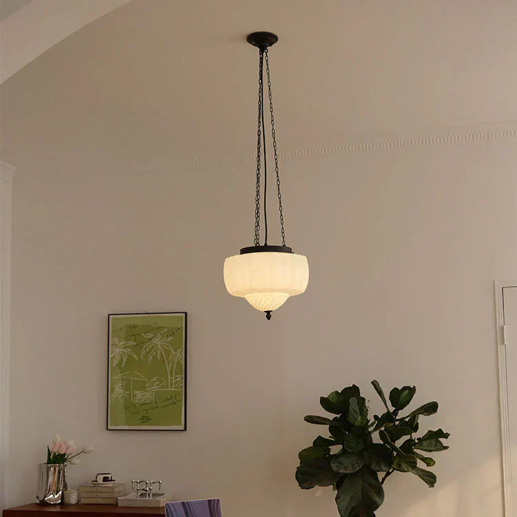 Aurelia White Minimalist Pendant Light For Modern Spaces