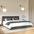 Lumanova Wall Lamp Iron Frame With Warm Glow And Elegant Finish