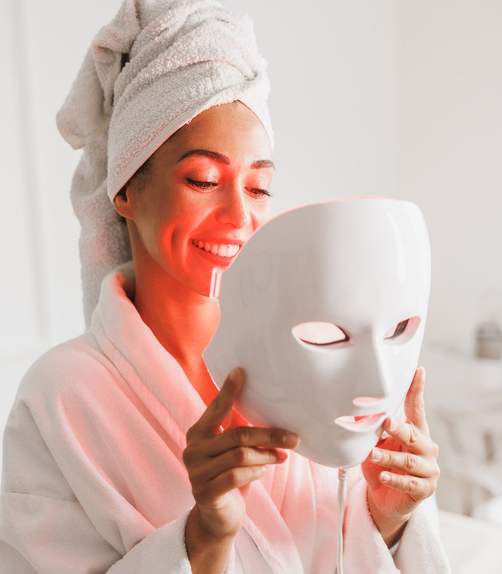 NovaLume 7-Color LED Red Light Mask for Smoother Skin