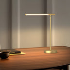Aurelix Copper Finish LED Desk Lamp with Adjustable Head