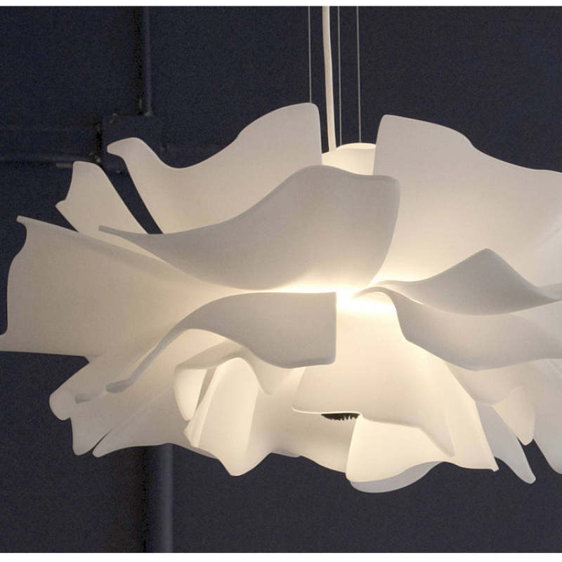Nerisa Bloom White Flower Pendant Lamp for Living Room