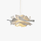 Nerisa Bloom White Flower Pendant Lamp for Living Room