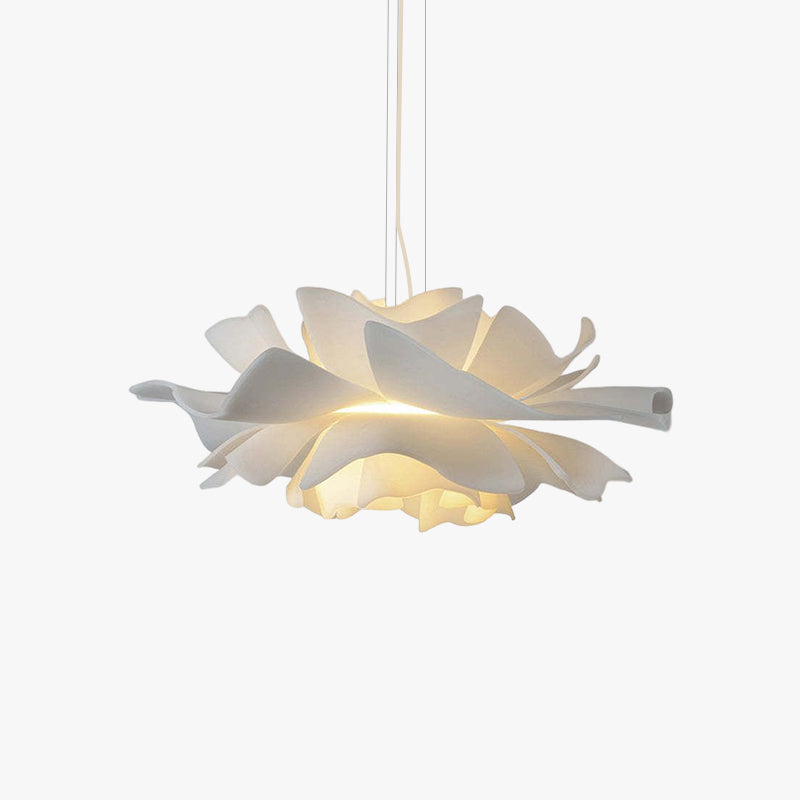 Nerisa Bloom White Flower Pendant Lamp for Living Room