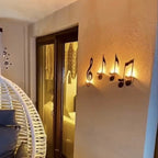 Aplique de pared con nota musical negra Nocturne