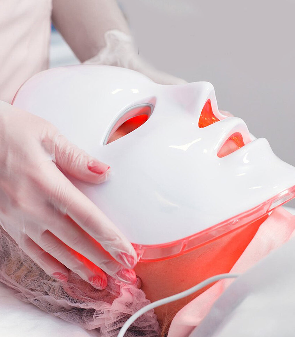NovaLume 7-Color LED Red Light Mask for Smoother Skin