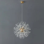 Lunaria | Lampada a sospensione a LED in cristallo per un'eleganza eterea