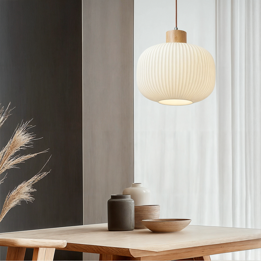Lumenora glazen plafondlamp modern duurzaam gloed ontwerp