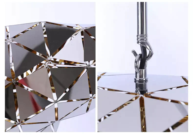 AstraGrid Lampade a sospensione moderne geometriche in acciaio inossidabile