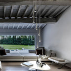 SylvaDrop Nordic Metal Water Drop LED Stair Pendant Light