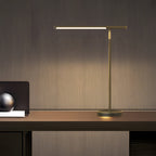 Aurelix Copper Finish LED Desk Lamp with Adjustable Head