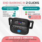 קולר PawSerene BarkGuard לכלבים קטנים הרתעה עדינה