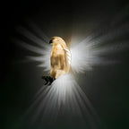 נוקטורן | מנורת קיר עם צללית של נשר וינשוף