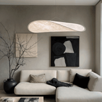 נברשת עלי משי LED של אסטליום עם זוהר נורדי | מנורת צ'יפס תפוח אדמה