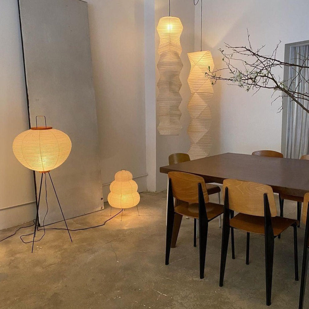 Lumiara Rice Paper Floor Lamp Japanese Inspired Ambient Glow