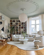 Lampada a sospensione Hikari Studio Lampada giapponese metà secolo