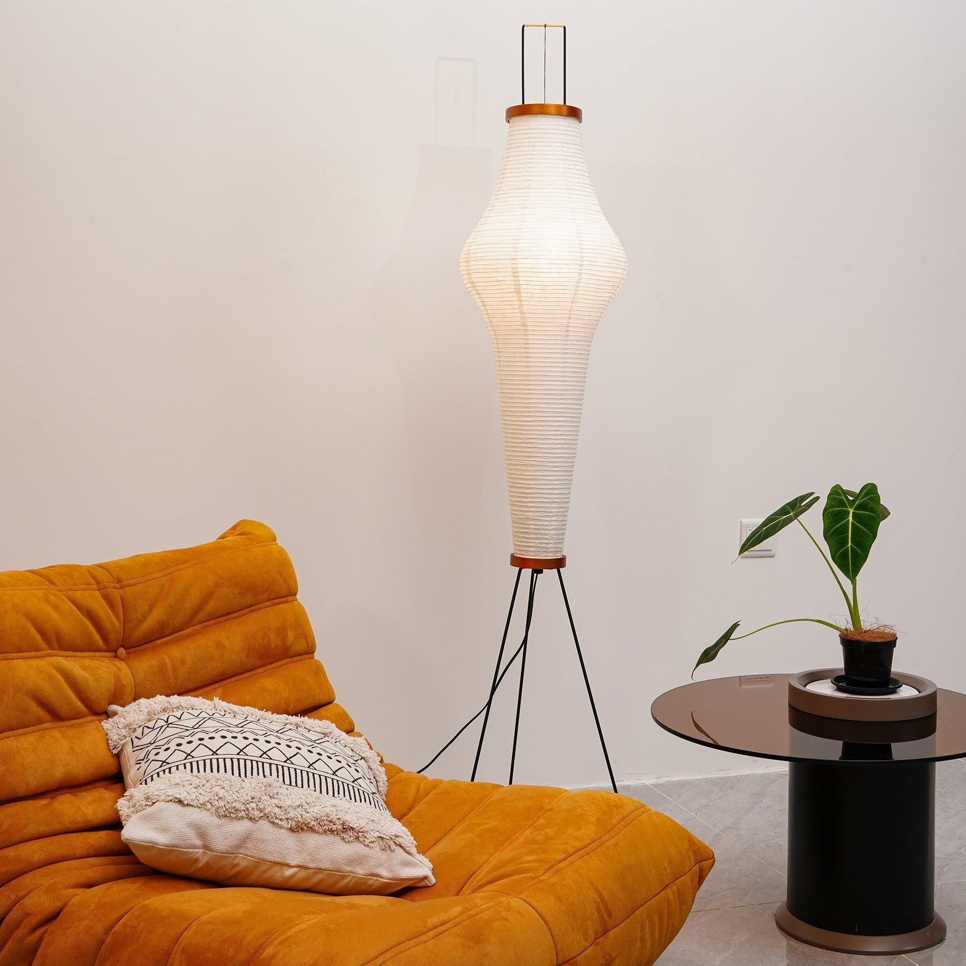 Lumiara Rice Paper Floor Lamp Japanese Inspired Ambient Glow
