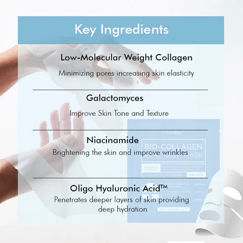Maschera Bio-Collagene LuminaBio per Idratazione Profonda e Luminosità