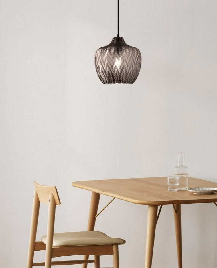 Marlo | Pendant Lights in Textured Glass