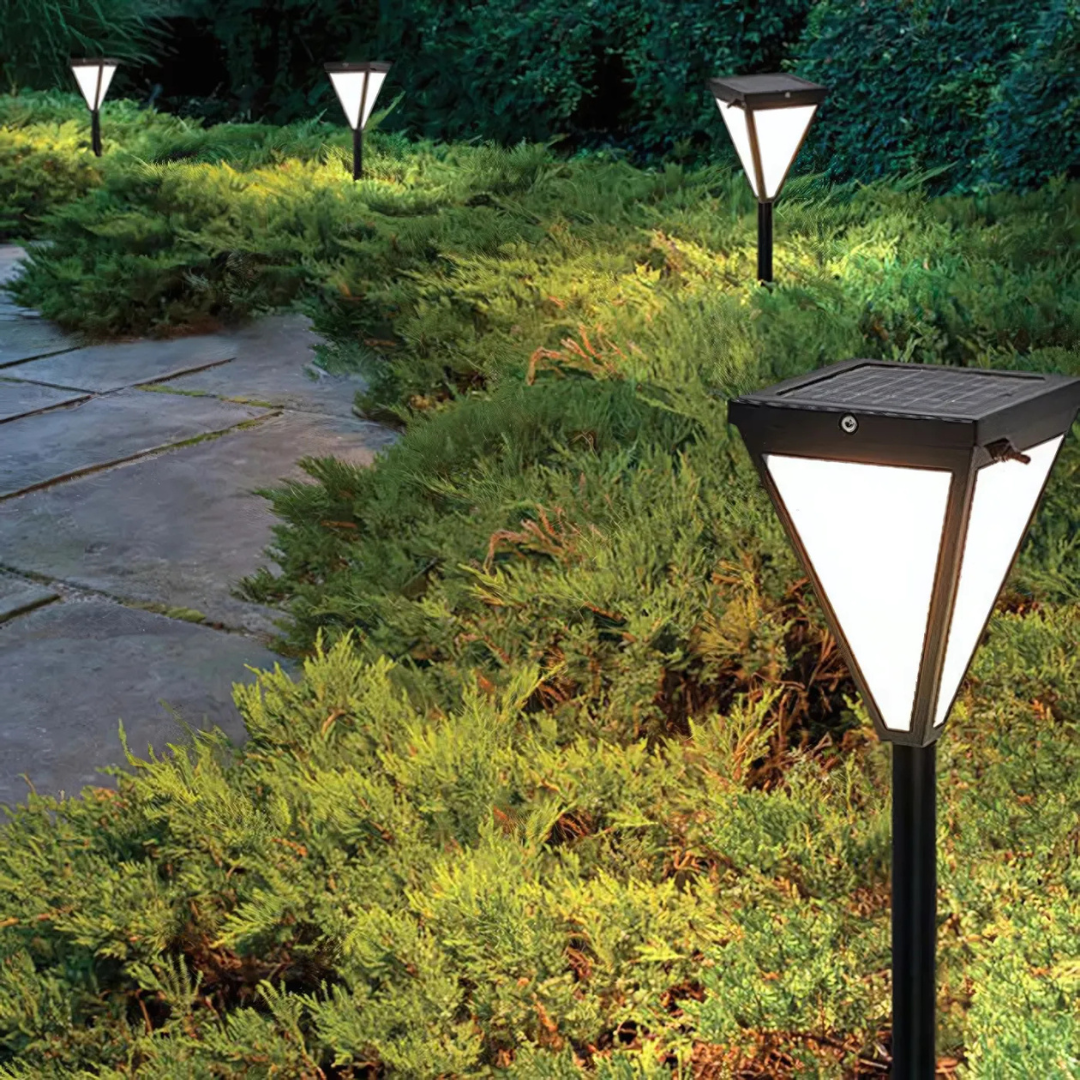 Lumanorth Garden Solar Lamp Dusk To Dawn Outdoor Light
