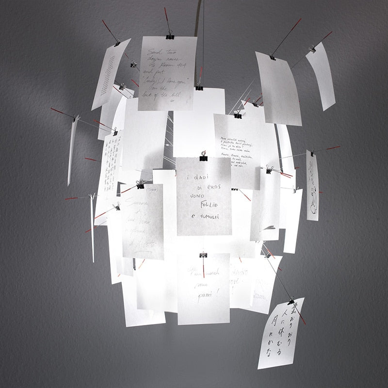 NovaLume DIY Chandelier: Personalizable Lighting Fixture | Ingo Maurer Zettel