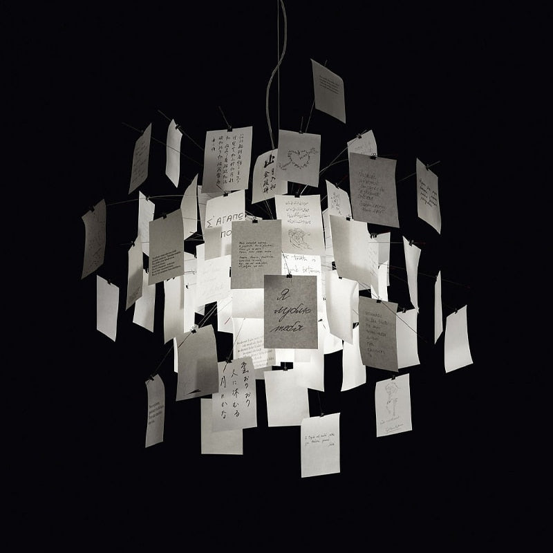 NovaLume DIY Chandelier: Personalizable Lighting Fixture | Ingo Maurer Zettel