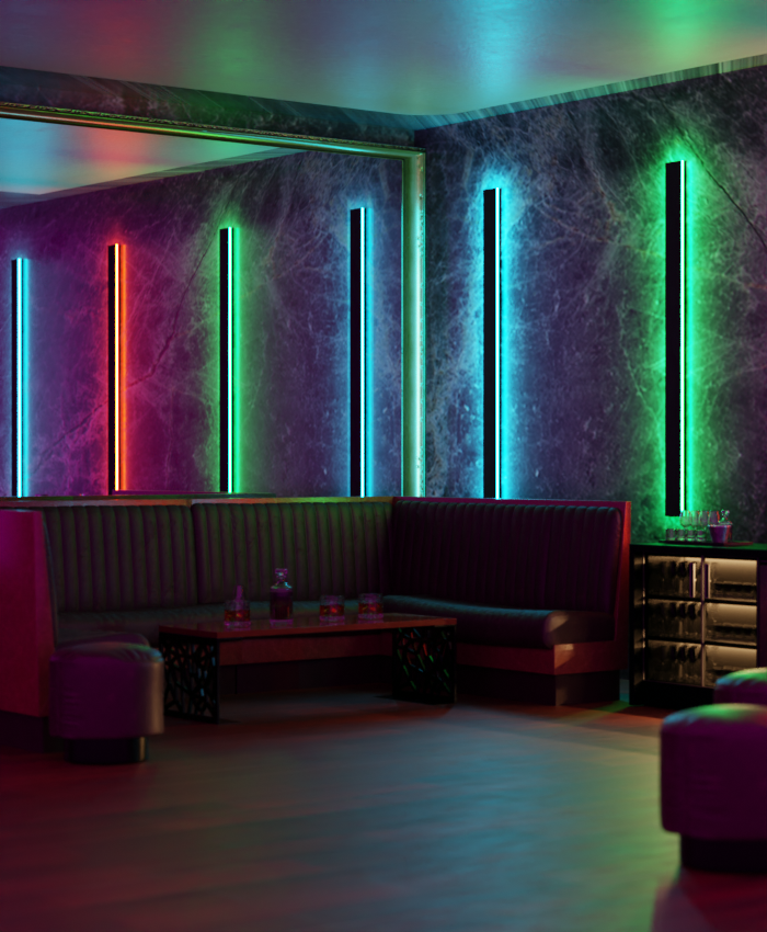 נובהגלואו תאורת קיר RGB עמידה למים לשימוש פנימי וחיצוני