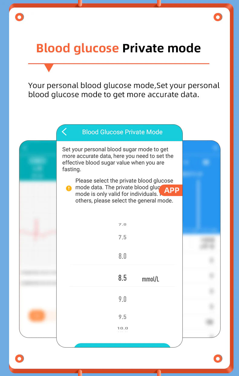 שעון בריאות חכם MiraSense V09 ניטור חד-מגע של רמת סוכר בדם, אק"ג, לחץ דם ו-HRV