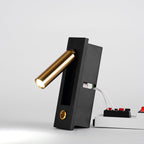 Applique da parete incassata LumaNest con luce da lettura