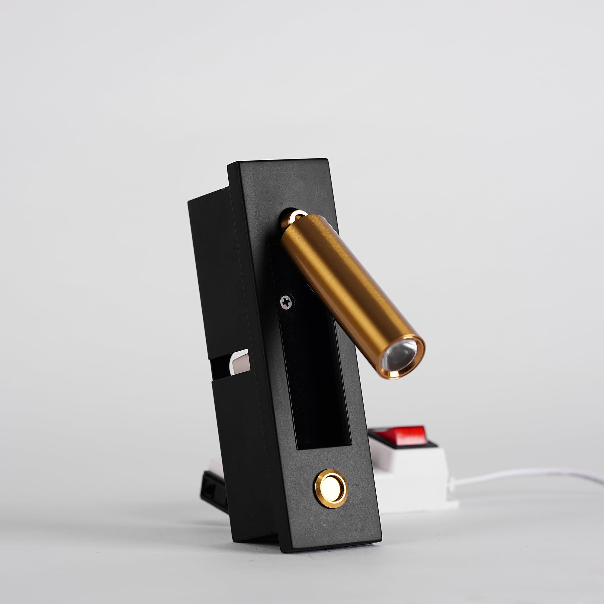 Applique da parete incassata LumaNest con luce da lettura