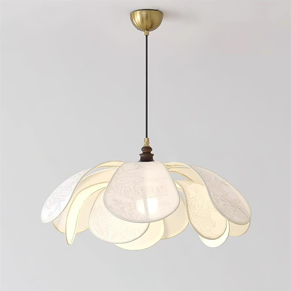 Florina Pendant Light – Elegant Floral Inspiration, Modern Design, E26/E27 Socket, LED Compatible