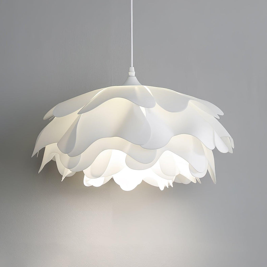 Lumenbloom Petal Pendant Light In White With Soft Diffused Glow