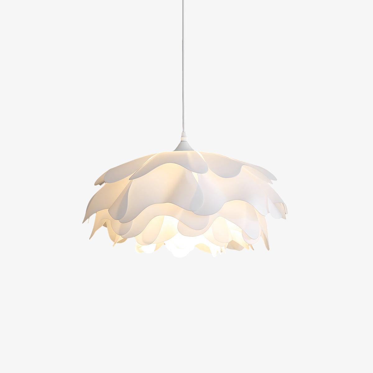 Lumenbloom Petal Pendant Light In White With Soft Diffused Glow