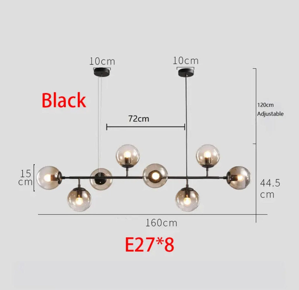 נברשת זכוכית אמנדה