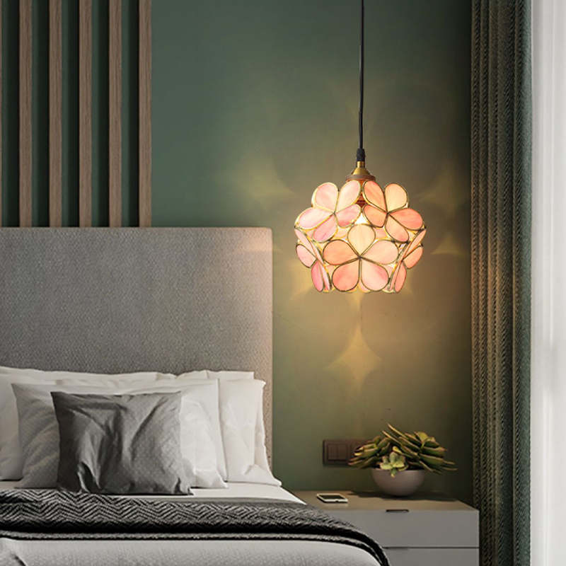 Liora Petal Glass Pendant Light For Vintage Interiors