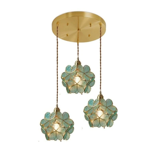 Liora Petal Glass Pendant Light For Vintage Interiors