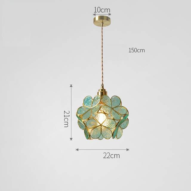 Liora Petal Glass Pendant Light For Vintage Interiors