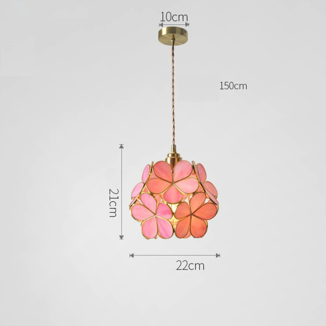 Liora Petal Glass Pendant Light For Vintage Interiors