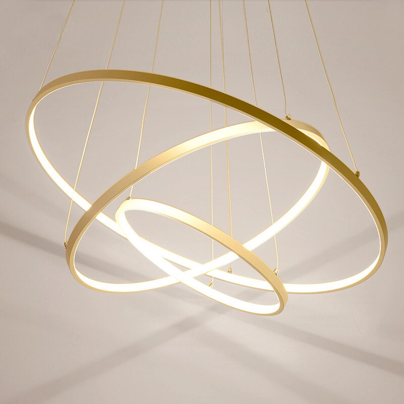 Lumenia | Contemporary LED Ring Chandelier
