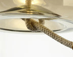 Scandinavian Rope And Glass Pendant Lights
